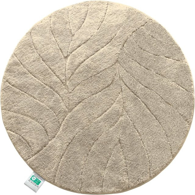 Floordirekt Badematte Maris Rund in Ivory/Beige Durchmesser: 30 cm - Bild 1