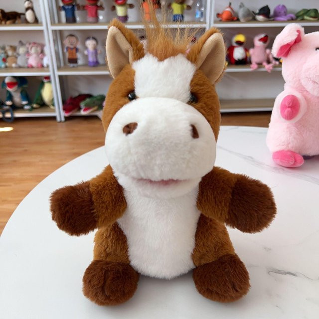 Binchi Fitness Stofftier Hand Finger Geschichtenpuppe, Tiere, ab 1,5 Jahre - Bild 1