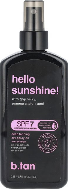 b.tan Hallo Sonnenschein Deep Tan Dry Spray Oil, LSF 7, 237 ml - Bild 1