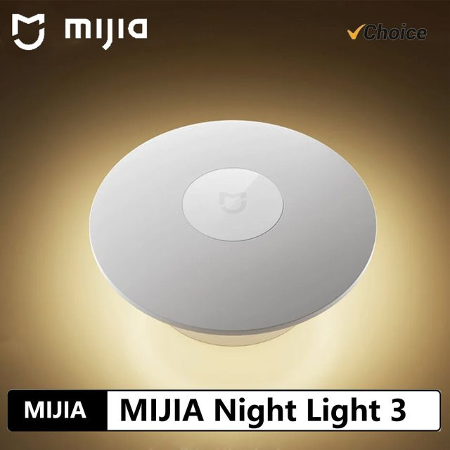 MIJIA Smart Nachtlicht mit Infrarot-Bewegungssensor, magnetische Basis und 3 einstellbaren Helligkeitsstufen, Weiß - Bild 1
