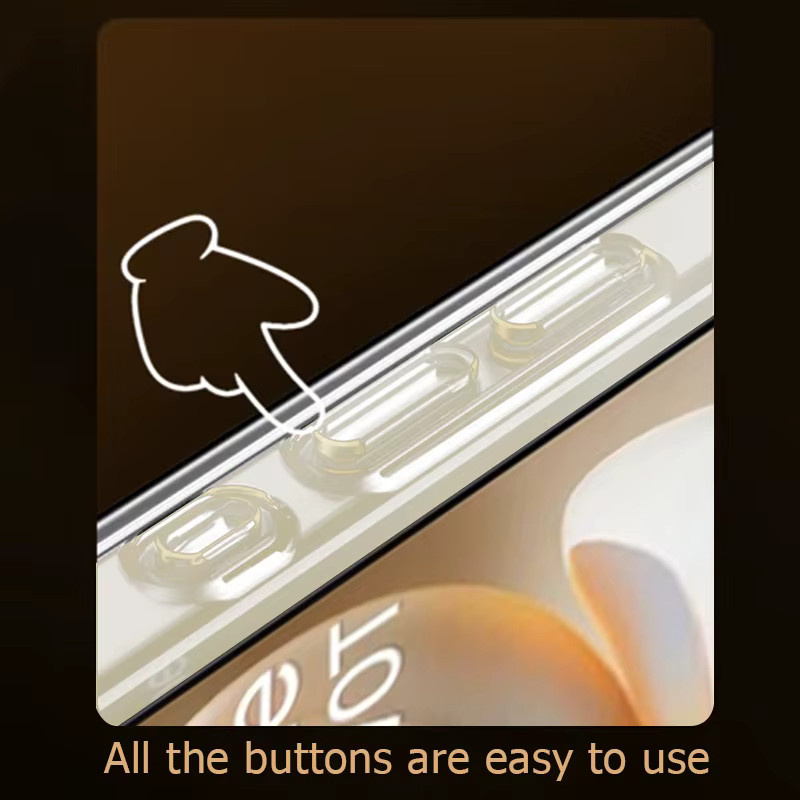 Transparente Handyhülle für Realme Narzo Serie (Narzo 80 70 60 50 30 20 Pro 5G 50i 50A Lite 70x 60x N61 Note 70T) - Bild 3