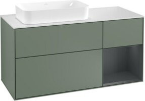 V&B Waschtischunterschrank Finion in Lackoptik, Breite: 120 cm, Tiefe: 50,1 cm, Höhe: 50,1 cm - Bild 1