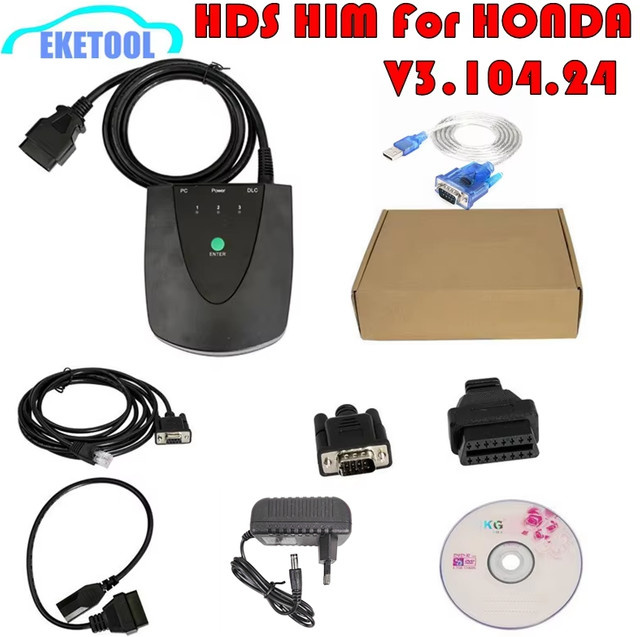 EKETOOL Honda HDS HIM Autodiagnosetool V3.104.24 Auto Scan Tool Set in Schwarz - Bild 1