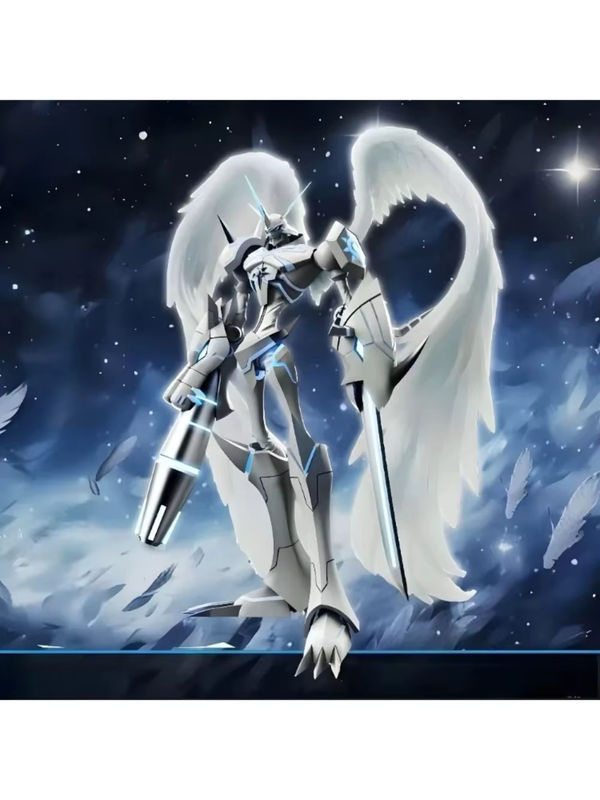 Bandai Digimon Abenteuer Omegamon Merciful Modus Actionfigur aus Kunststoff, weiß, Höhe: 20 cm - Bild 7