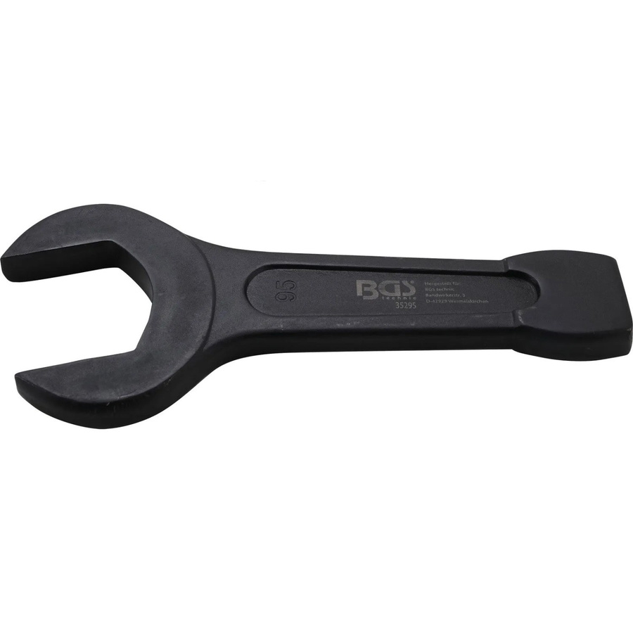 BGS Schlag-Maulschlüssel 35295 aus Chrom-Vanadium in Schwarz mit SW 95 mm - Bild 2