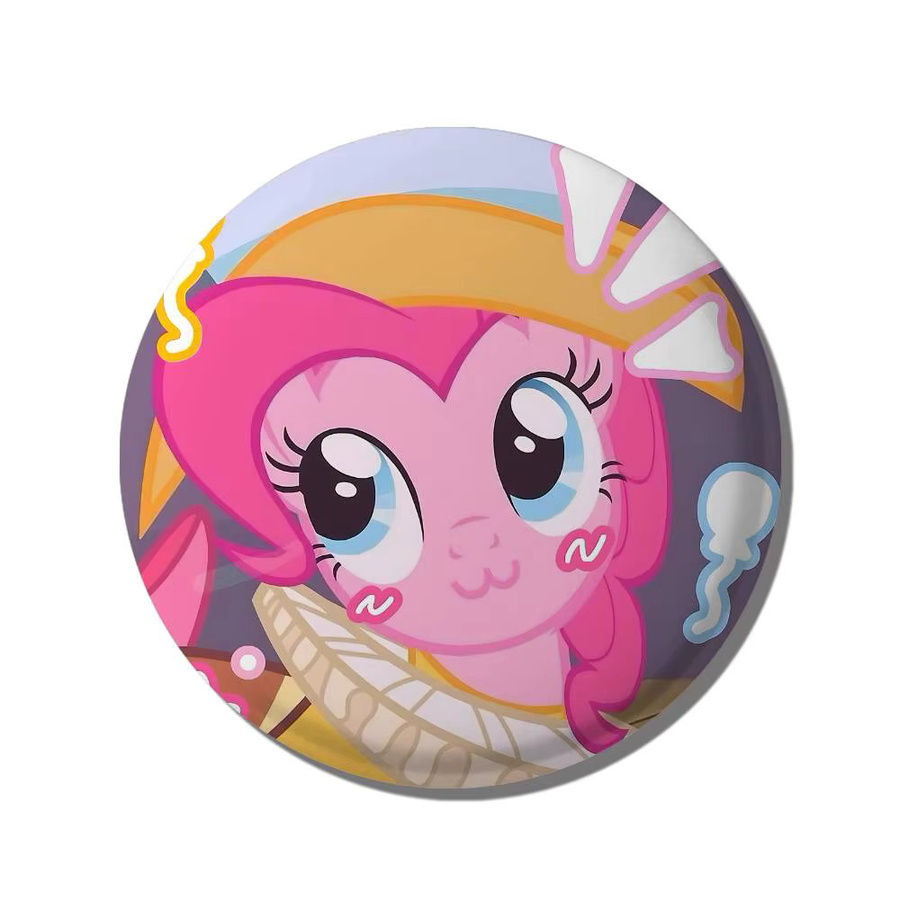 Brosche P-Pinkie P-PieS, Runde Cosplay-Pins - Bild 4