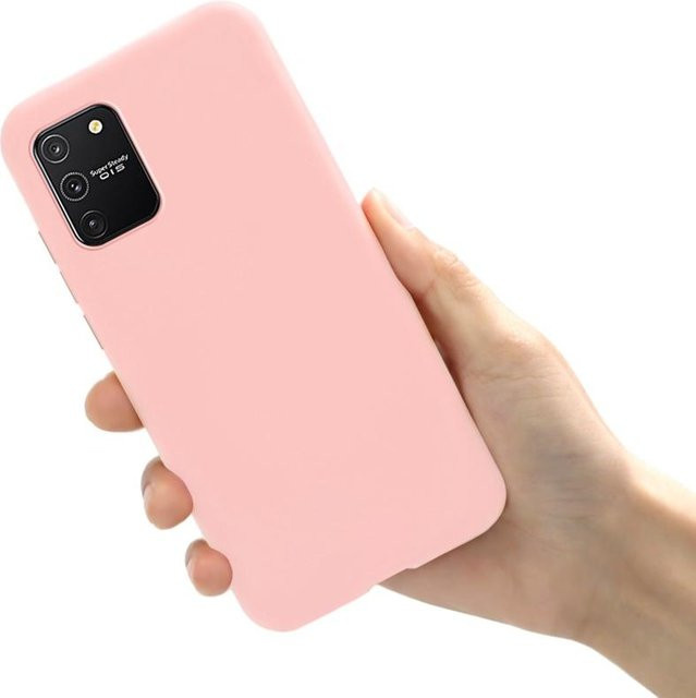 Luxuriöse Silikon Handyhülle für Samsung Galaxy S10 Lite und Note 10 Lite in Hellrosa - Bild 1