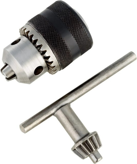 LUX-TOOLS Zahnkranzbohrfutter R+L in Silber aus Stahl mit 13 mm (1/2 Zoll) - Bild 1