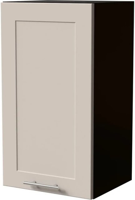 Feldmann-Wohnen Hängeschrank Oslo W2/40 in Schwarz und Kaschmir Matt mit Soft-Close-Türen, B/T/H: 40 x 32,5 x 72 cm - Bild 1