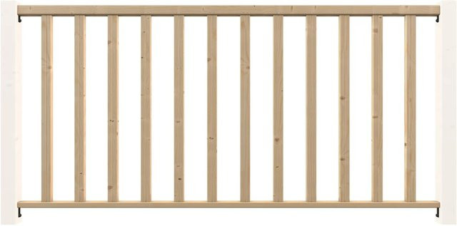 Kordo Füllset für Holzgeländer aus Tanne in Claro, Farbe: Beige/Braun, Länge: 193 cm - Bild 1