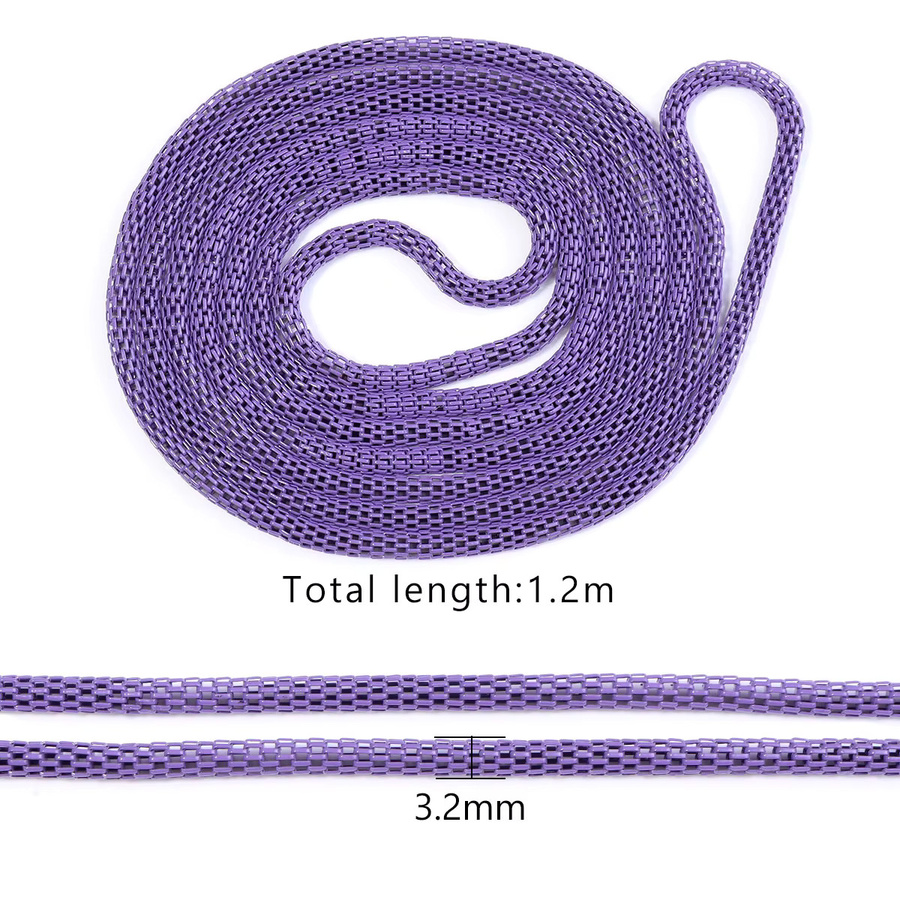 louleur Gliederkette Metall, bunt, 3,2 mm, 1,2 m, Unisex - Bild 2