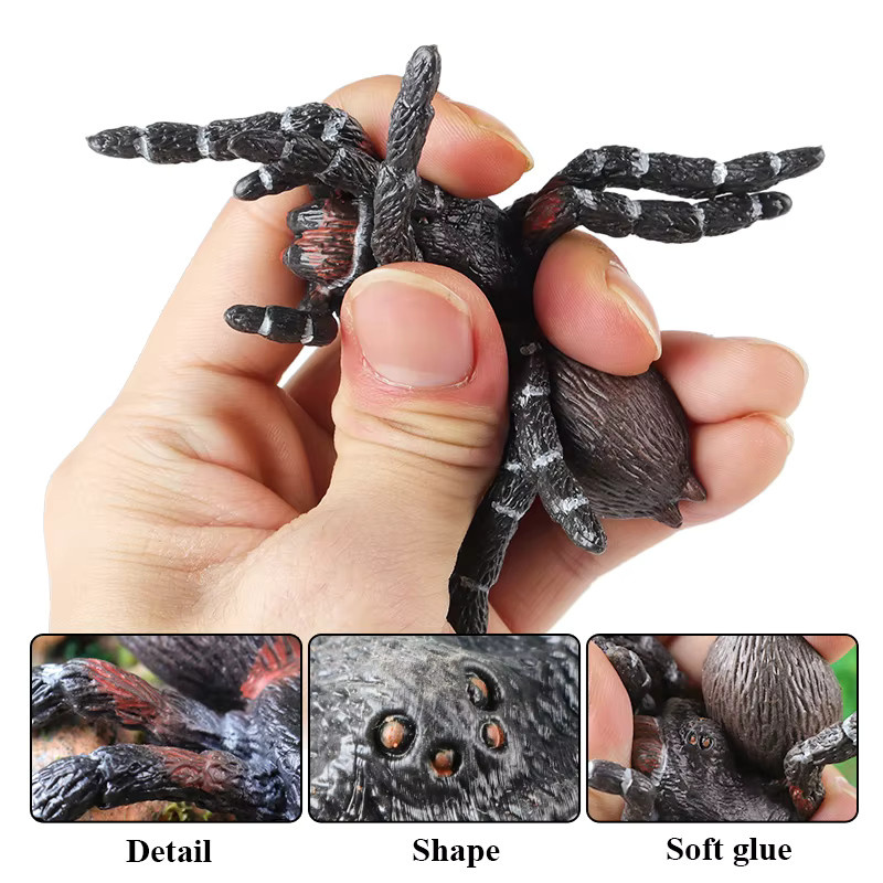 Oenux Wild Insekt Tier Modell Raupe Eidechse Spinne Gekko Chamäleon, Actionfiguren - Bild 2