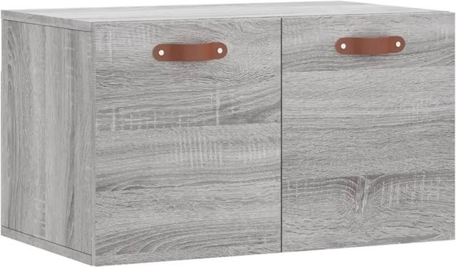vidaXL Wandschrank Grau Sonoma aus Holzwerkstoff mit Scharniertüren B/T/H: 60 x 36,5 x 35 cm - Bild 1