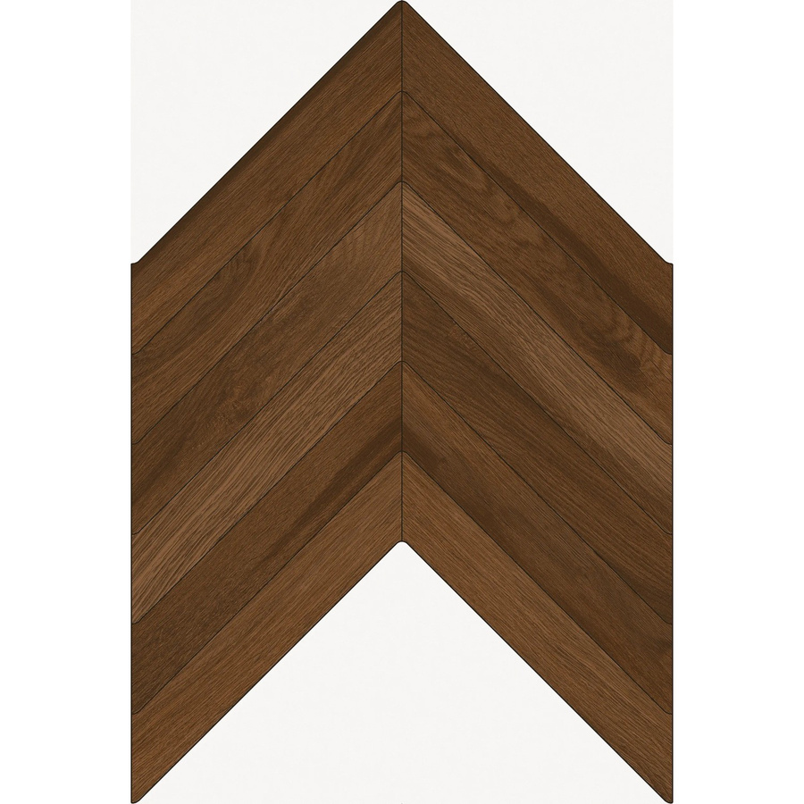 Bodenfliese Feinsteinzeug United Tile Nordic in Braun mit Holzoptik, Glasiert Matt, B: 60 cm, T: 40 cm - Bild 2