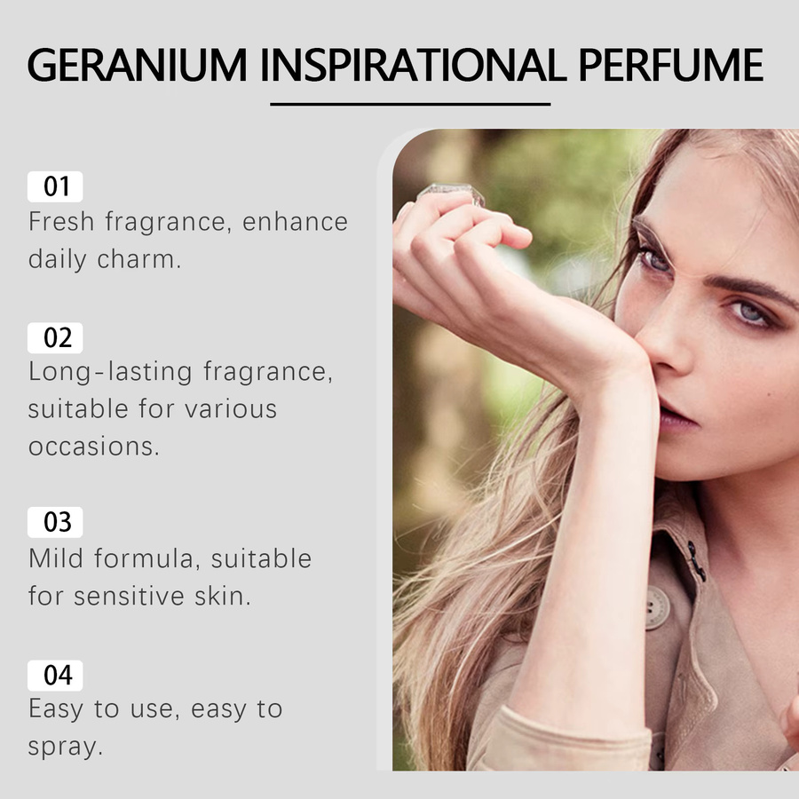 ROXELIS Geranium Duft, 50 ml, Herren, Blumig - Bild 4