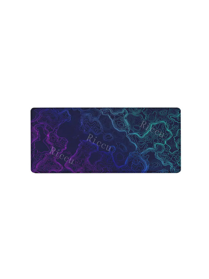 Riccu Strata Liquid Fluid Gaming-Mauspad mit HD-Druck und Overlock-Rand, B/T: 90 x 40 cm, Multicolour - Bild 5