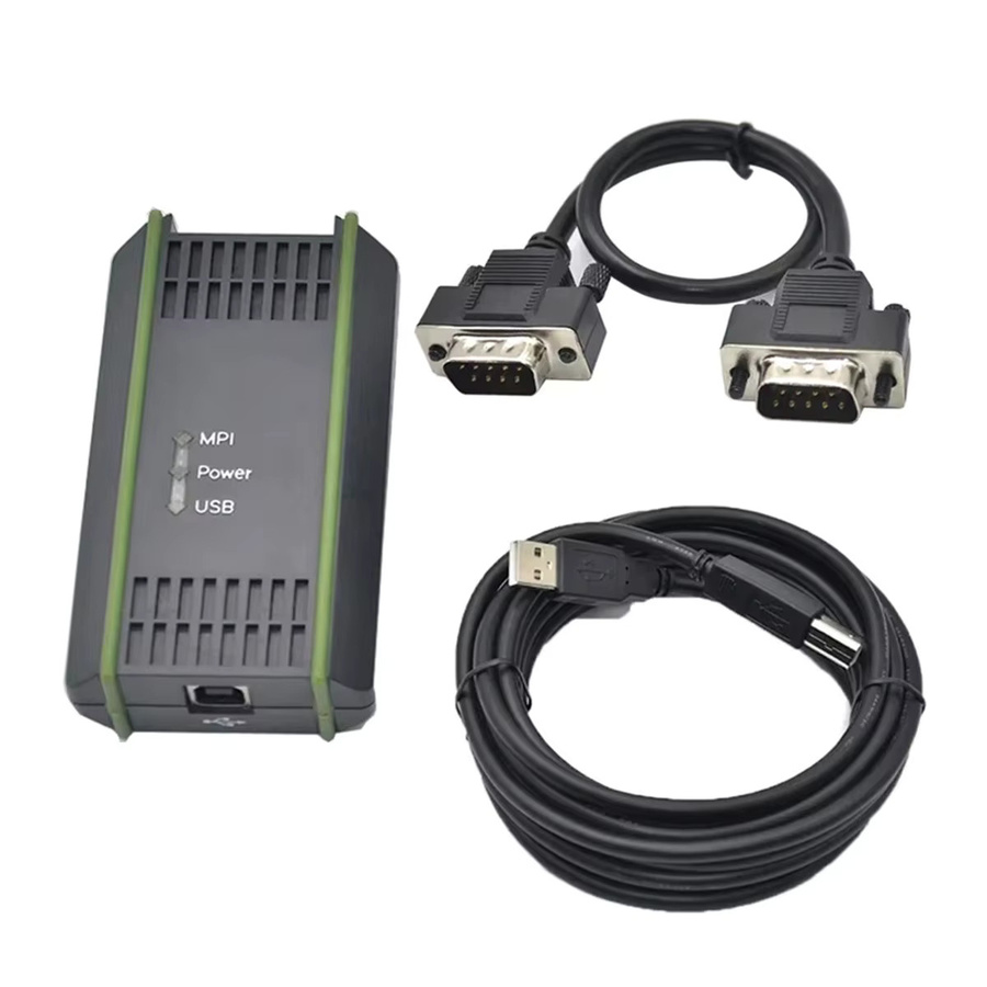 Siemens 6ES7 972-0CB20-0XA0 Programmierkabel USB-MPI für S7 200/300/400 SPS, USB zu MPI/DP/PC Adapter RS485, Schwarz - Bild 4
