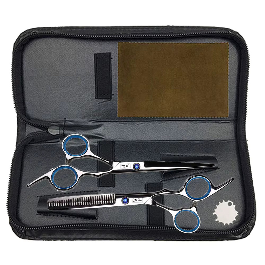 Haarschnittschere, 15,2 cm, Stahl, Silber, Professionals - Bild 1