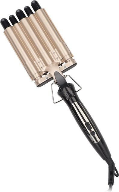 Wosawe Elektrischer Lockenstab, 15 Temperaturstufen, beige, Unisex - Bild 1