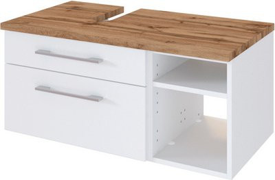 Waschtischunterschrank Davos von HELD MÖBEL in Weiss, B/H/T: 90 x 41 x 47 cm - Bild 1
