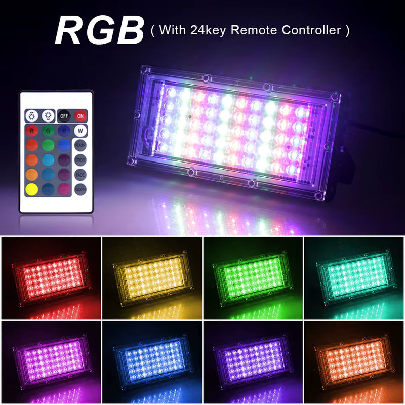 Asign RGB LED-Flutlicht 300W, wasserdichter Außen-Scheinwerker IP65 in Mehrfarbig für Garten und Außenbeleuchtung - Bild 3