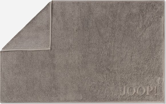 Badematte JOOP! STUDIO LOGO aus Baumwolle in Grau, Breite: 50 cm, Tiefe: 80 cm - Bild 1