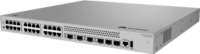 Huawei eKitEngine S530S Series S530-24T4XE Managed L3 Switch in Silber mit 24 x 10/100/1000 Ports, 4 x 1 Gigabit / 10 Gigabit SFP+ und 2 x 10 Gigabit Uplink/Stacking, Rack-montierbar - Bild 1