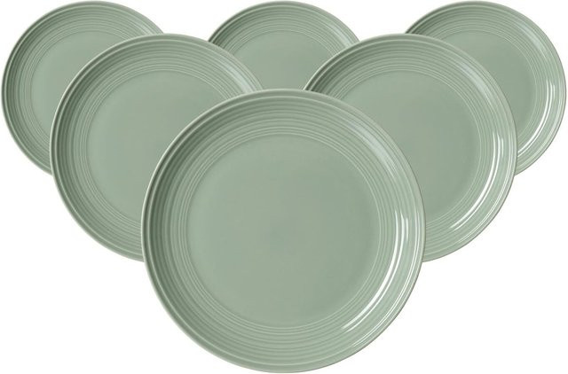 Ritzenhoff & Breker Dessertteller Levi in Grün, 6er Set, Durchmesser: 21 cm - Bild 1
