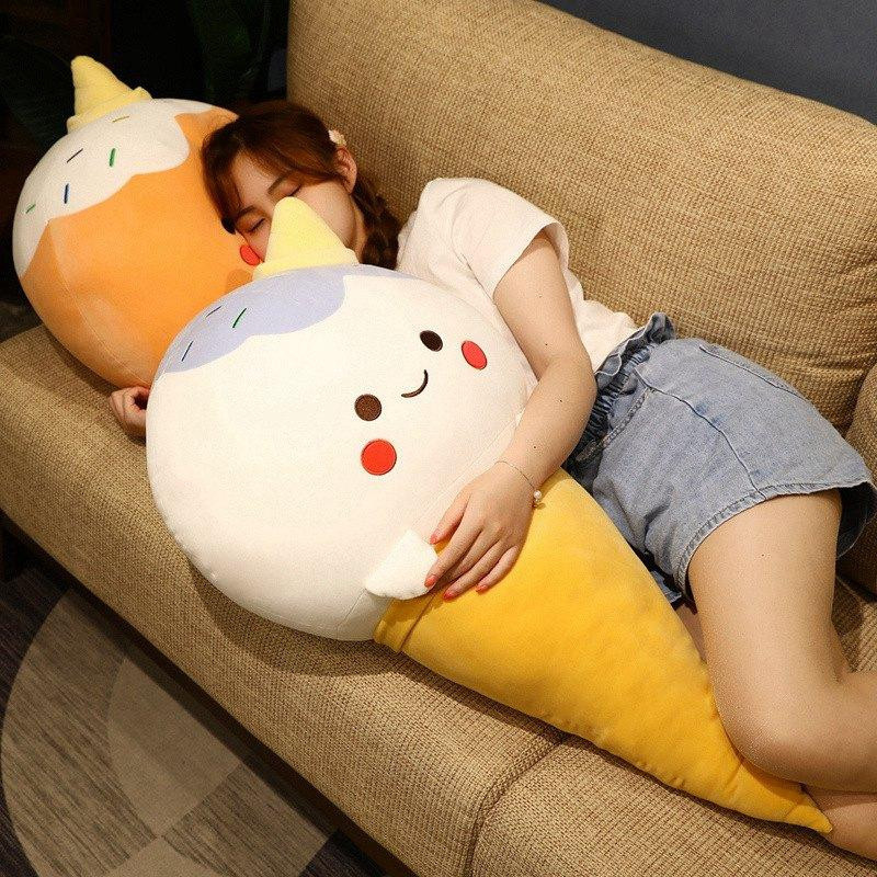 Kawaii Eiscreme Plüschtier als weiches Kuscheltier in Form einer Eistüte, Mehrfarbig, Höhe: 50 cm - Bild 2