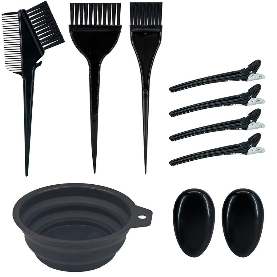 Friseur Pinsel Schüssel Kamm Clips Haar Färbe Werkzeug Set - Bild 3