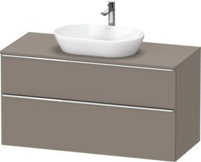 Duravit Waschtischunterschrank D-Neo in Grau Matt, Wandmontage, B/T/H: 120 x 55 x 66,4 cm - Bild 1