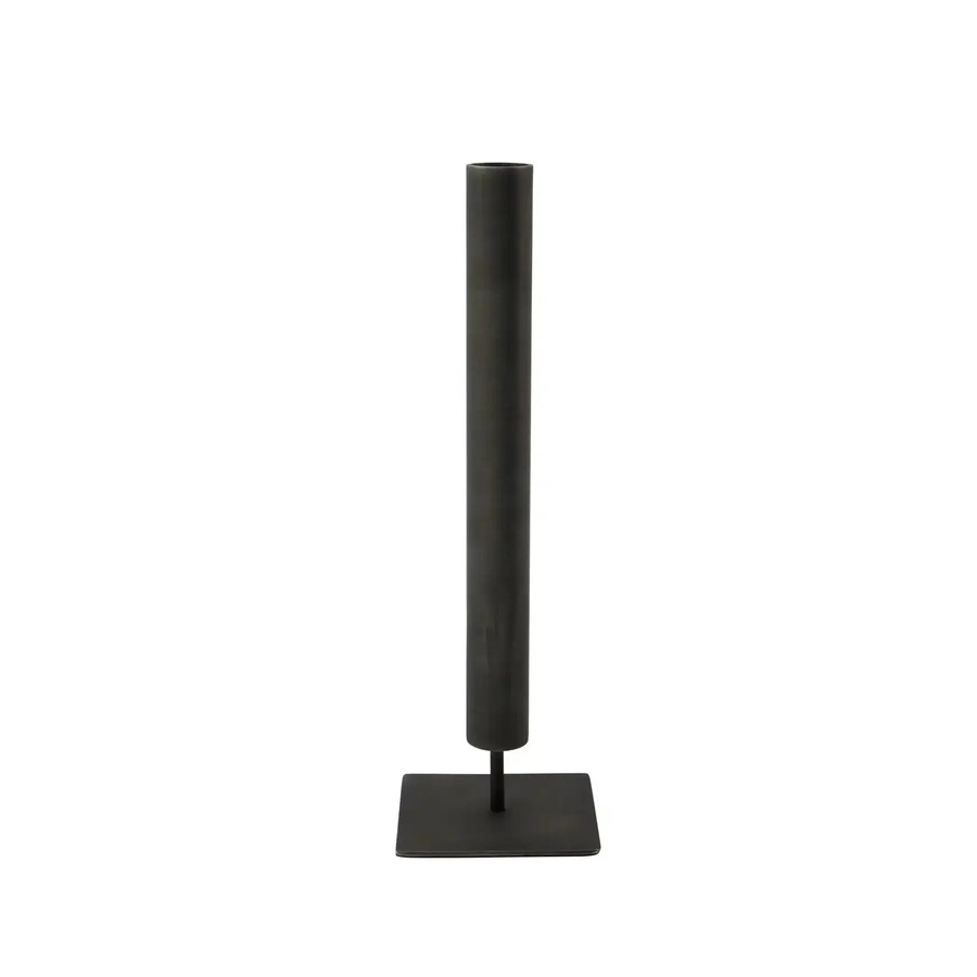 House Doctor Kerzenhalter Kolo in Schwarz aus Metall für lange Kerzen, Höhe: 26 cm - Bild 1