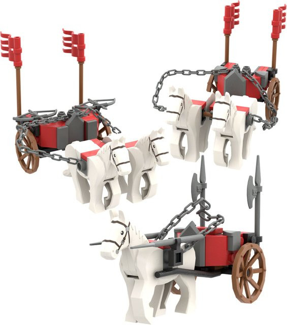 BRICKPANDA Ritterkutsche, MOC Bausatz, Ritter, Bausteine - Bild 1