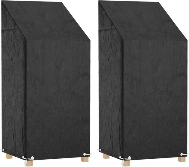 vidaXL Gartenstuhl Abdeckungen 2er Set mit 8 Ösen, H x B x T: 110 x 65 x 65 cm bis 150 x 65 x 65 cm - Bild 1