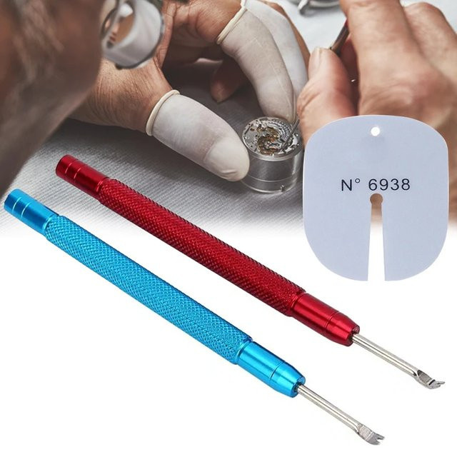 DQG Uhren Reparatur Werkzeug, Aluminium Legierung, 2 Stück - Bild 1