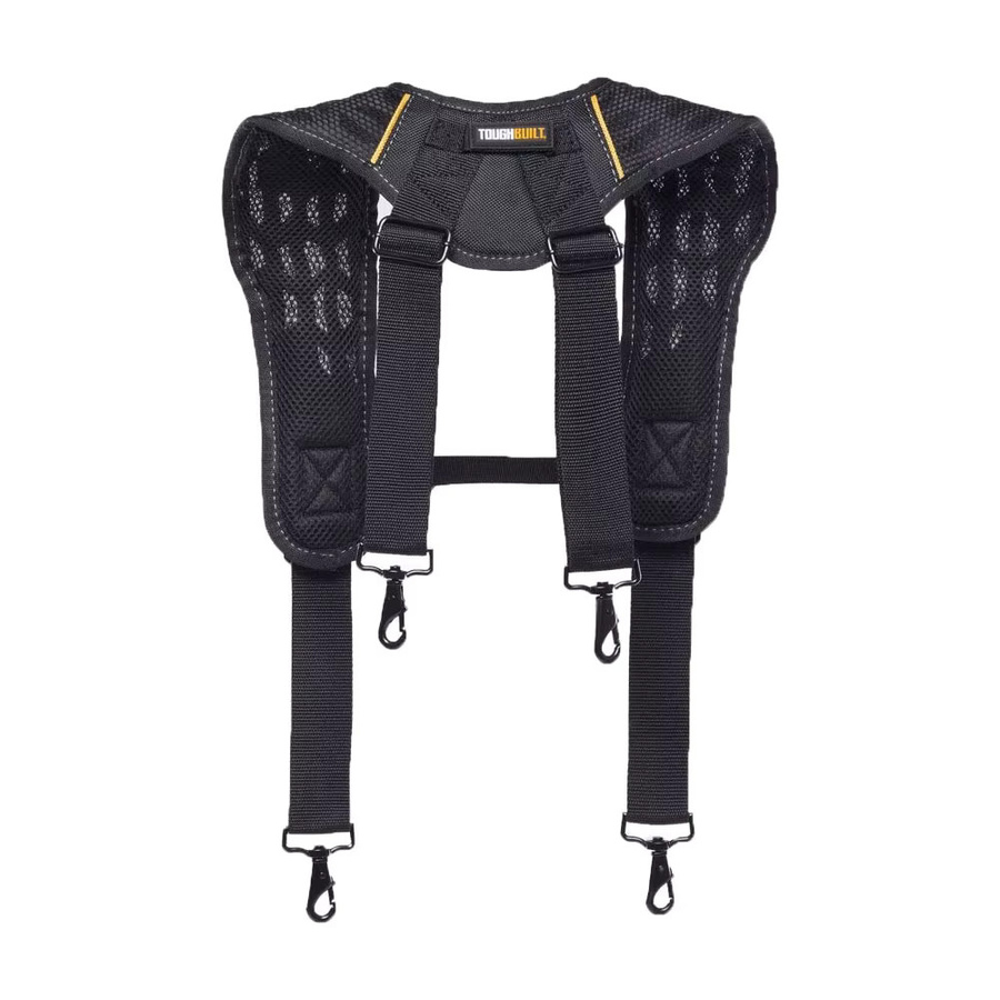 Toughbuilt TB-CT-51G Professioneller Gepolsterter Schultergurt für Werkzeuggürtel in Gelb und Schwarz - Bild 2