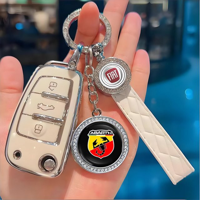 Schlüsselanhänger FIAT, Zinklegierung, Unisex - Bild 1