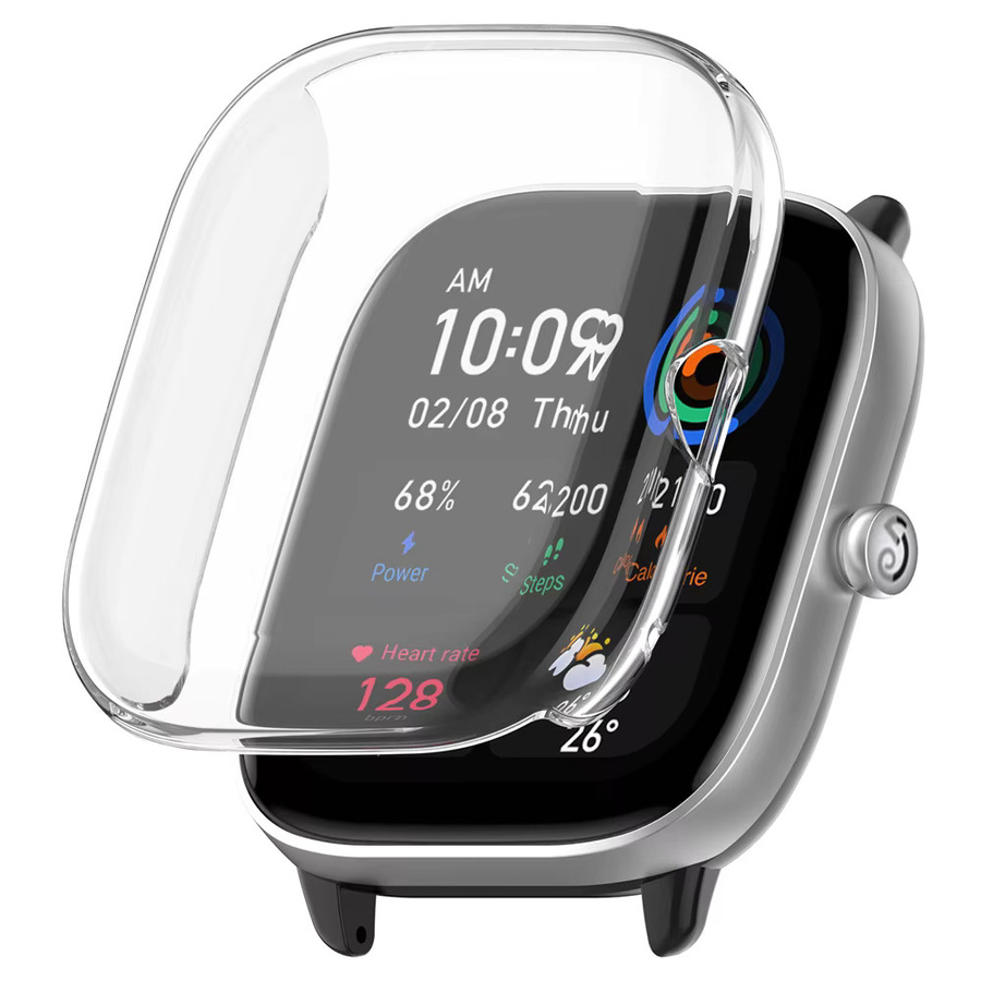 Huami Amazfit GTS 4 Mini Displayschutzfolie, TPU-Hülle, transparent - Bild 4