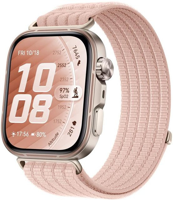PINSENDA Uhrenarmband Nylon, Rosa, Unisex - Bild 1