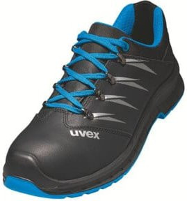 Uvex Halbschuhe 2 Trend S3 Sicherheitsschuhe Blau Schwarz Größe 44 Weite 12 - Bild 1
