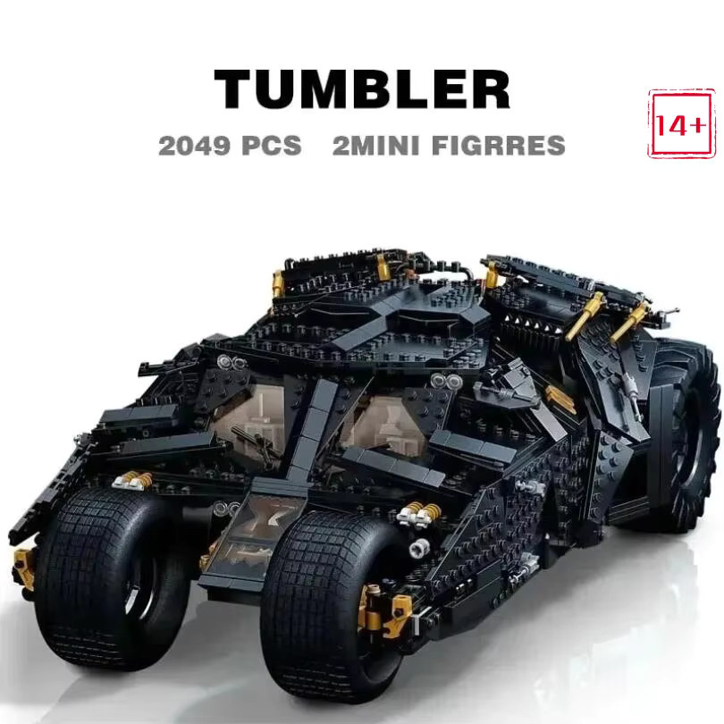 Chariot Dark Knight Batmobile, Modellbausatz, 2049 Teile, ab 14 Jahren - Bild 5