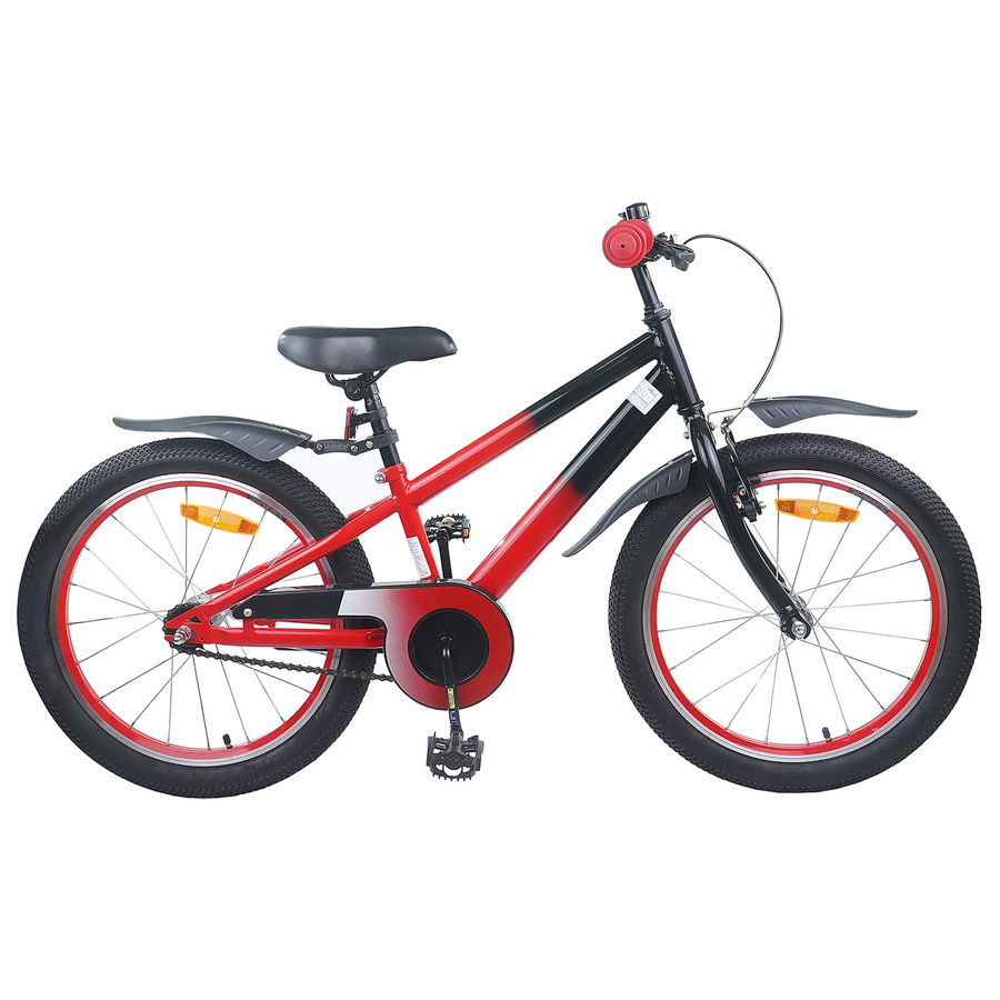 VD Home Furnishing Kinderfahrrad 18 Zoll Rot & Schwarz - Bild 3