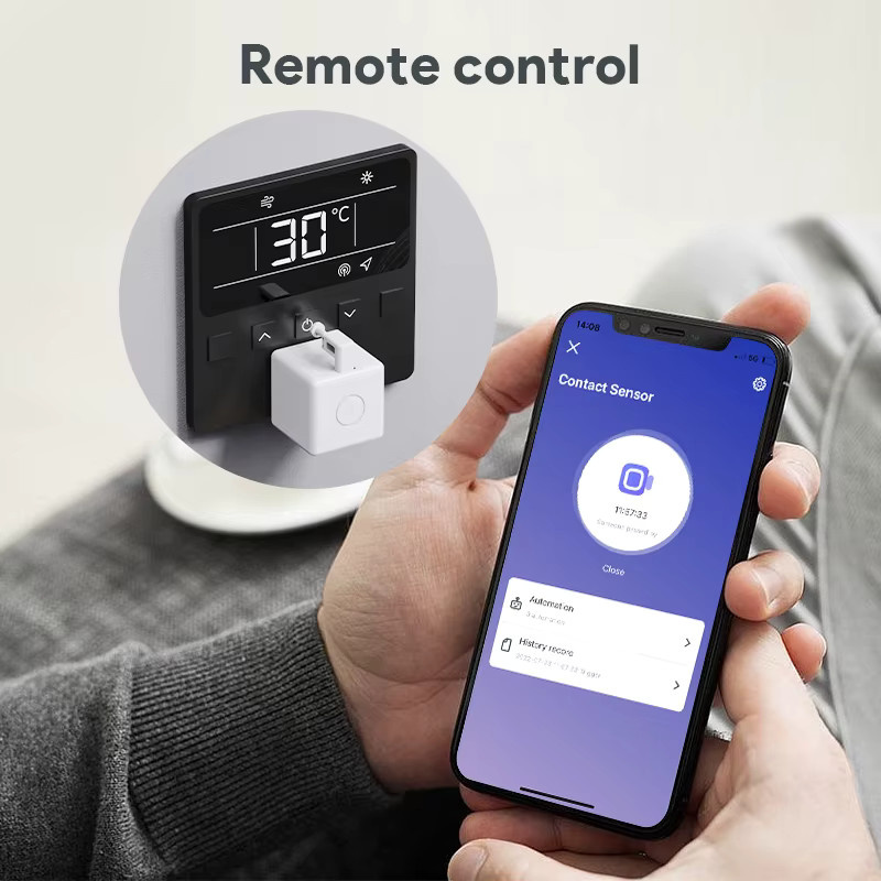 Tuya Plus Bluetooth Smart Fingerbot White – Smart Clicker Schalter-Taster-Bot mit App-Steuerung, kompatibel mit Alexa und Google Home - Bild 5
