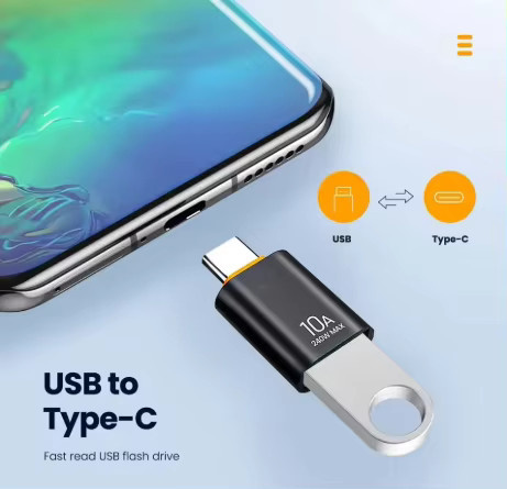 USB 3.0 zu Typ C OTG Adapter für schnelle Datenübertragung und schnelles Laden, Multicolour - Bild 2
