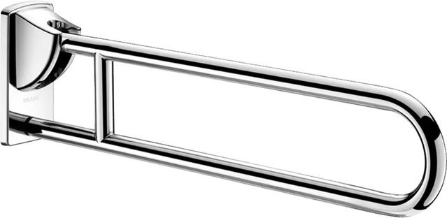 Delabie SK-Klappgriff aus Edelstahl in Silber, hochglanzpoliert, Durchmesser: 32 mm, Länge: 850 mm - Bild 1