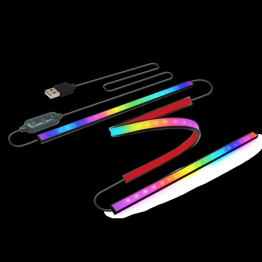 Skydimo Smart Ambient RGB LED Neon-Licht Set mit Bluetooth, Musik-Synchronisation und 24-Tasten Fernbedienung, USB-Anschluss, Multicolour - Bild 5