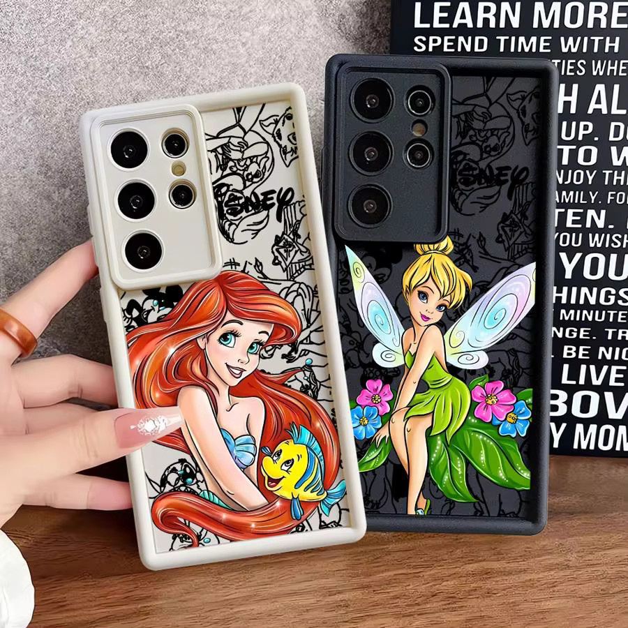Disney Princess Cartoon Softcover Handyhülle für Samsung Galaxy S26 Ultra S25 S24 S23 S22 S21 S20 FE Plus und Edge in Multicolour - Bild 2