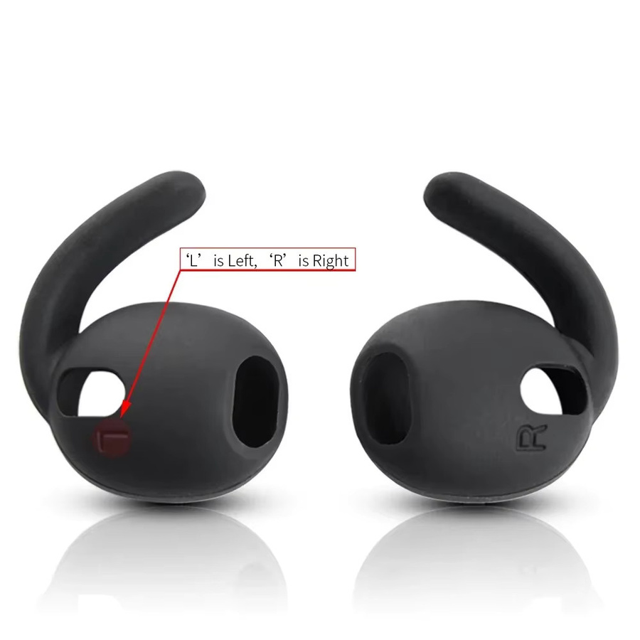 Samsung Galaxy Buds 3 Silikon-Ohrstöpsel und Sport-Ohrbügel in Schwarz und Grau - Bild 5