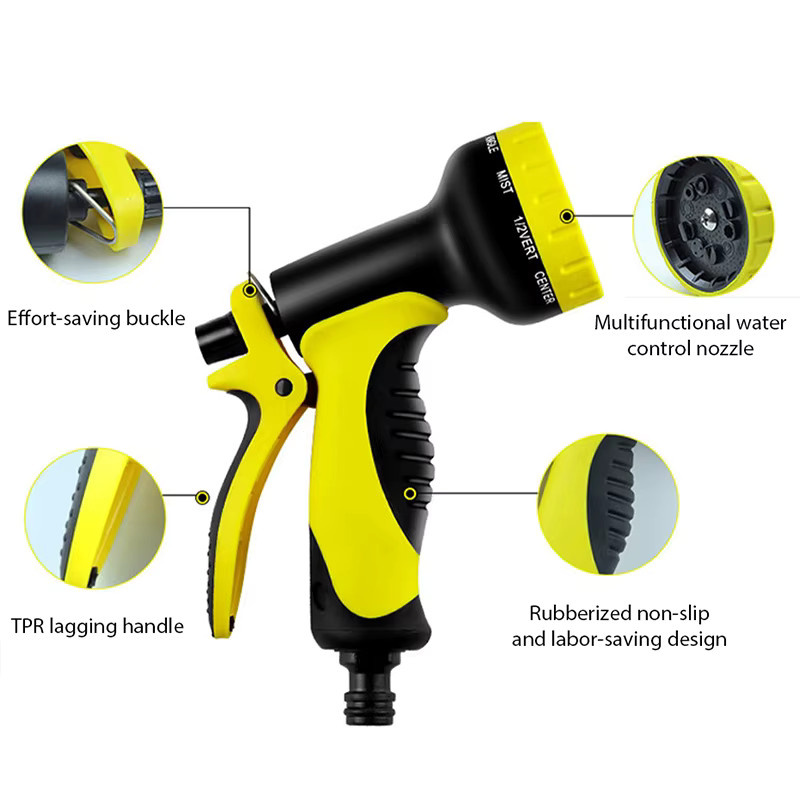 SEAMETAL Multifunktionales Auto-Wasserpistolen-Set mit 10 Modi für Auto, Haushalt und Garten - Bild 3