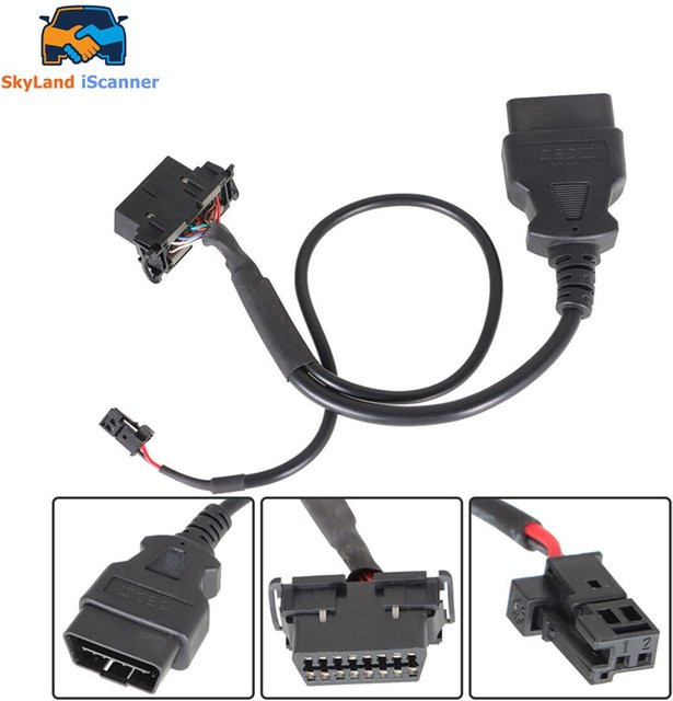 OBD2 Sicherheits-Tür-Bypass Adapter Kabel 16-polig für Dodge Cummins RAM HD 2011-2016 in Schwarz - Bild 1